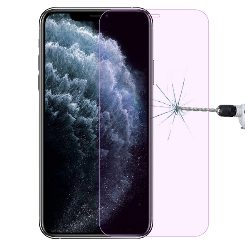 Purple Light Eye Protection Tempered Glass Film For iPhone 11 Pro Max / XS Max