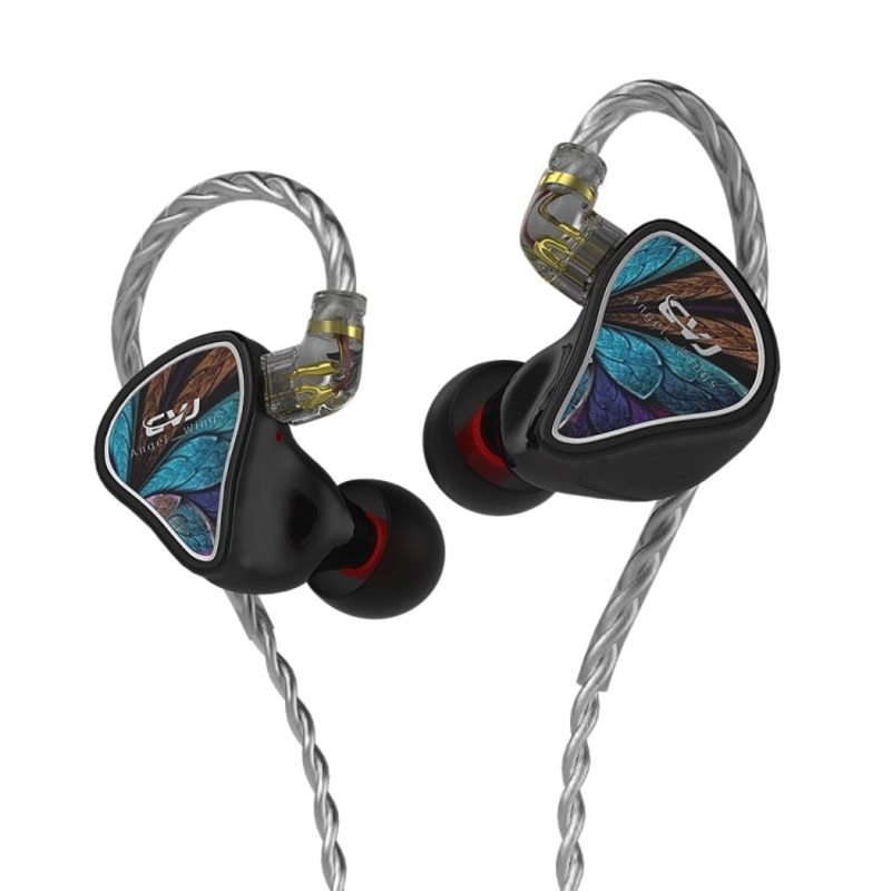 CVJ Angel Wings Hybrid Technology HiFi Music Wired Earphone No Mic