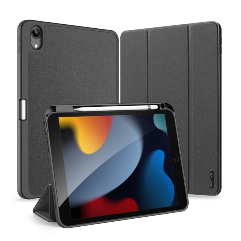 For iPad 10.2 2022 DUX DUCIS Domo Series PU Tablet Case with Pen Slot
