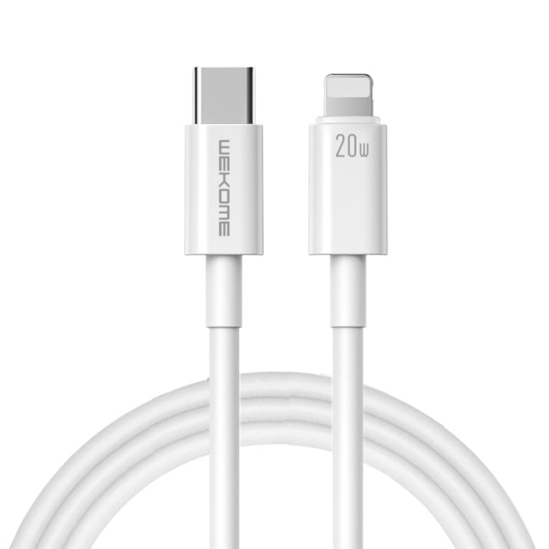 WEKOME WDC-168 Original Series PD 20W USB-C / Type-C to 8 Pin Fast Charge Data Cable Length: 1m