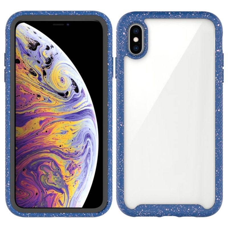 For iPhone XS Max Shockproof Starry Sky PC + TPU Protective Case