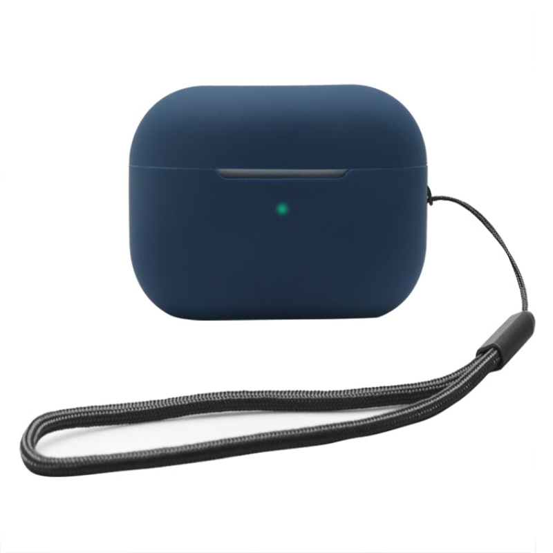 For AirPods Pro 2 2.0mm Solid Color Silicone Protective Cover