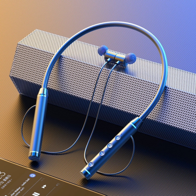 D08 Bluetooth 5.2 Sports Wireless Earphone Neck-mounted In-Ear Headset