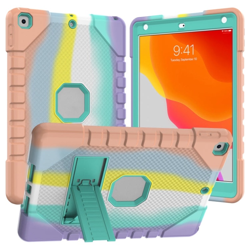 For iPad 10.2 2021 / 2020 / 2019 Silicone + PC Shockproof Protective Tablet Case