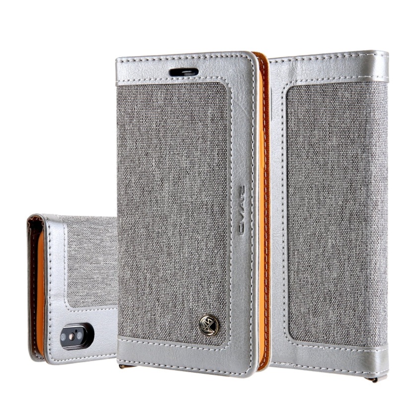 For iPhone XS Max CMai2 Legend of Xingyue Series Denim Texture Horizontal Flip Leather Case with Holder & Card Slots & Photo Frame & Hand Strap