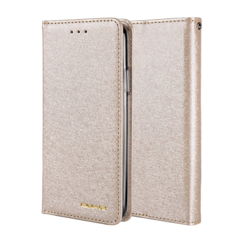 For iPhone XS Max CMai2 Silk Texture Horizontal Flip Leather Case with Holder & Card Slots & Photo Frame & Wallet