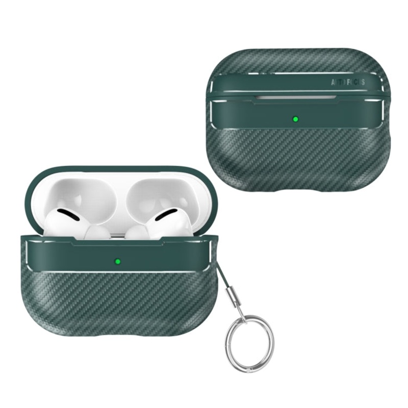 For AirPods Pro 2 Carbon Fiber Texture Anti-fall Earphone Protective Case