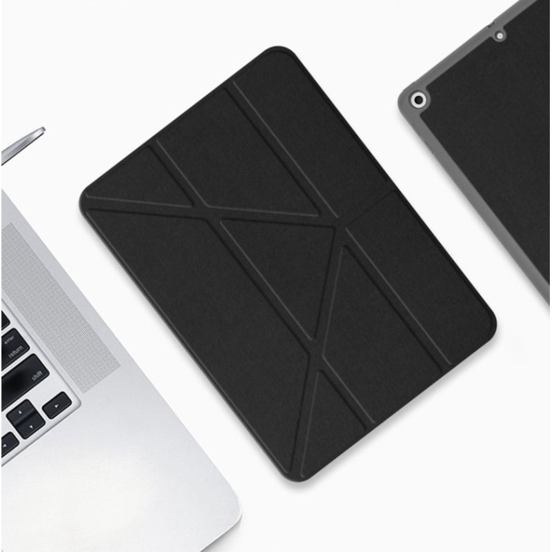 For iPad 10th Gen 10.9 2022 Mutural Multi-fold Smart Leather Tablet Case