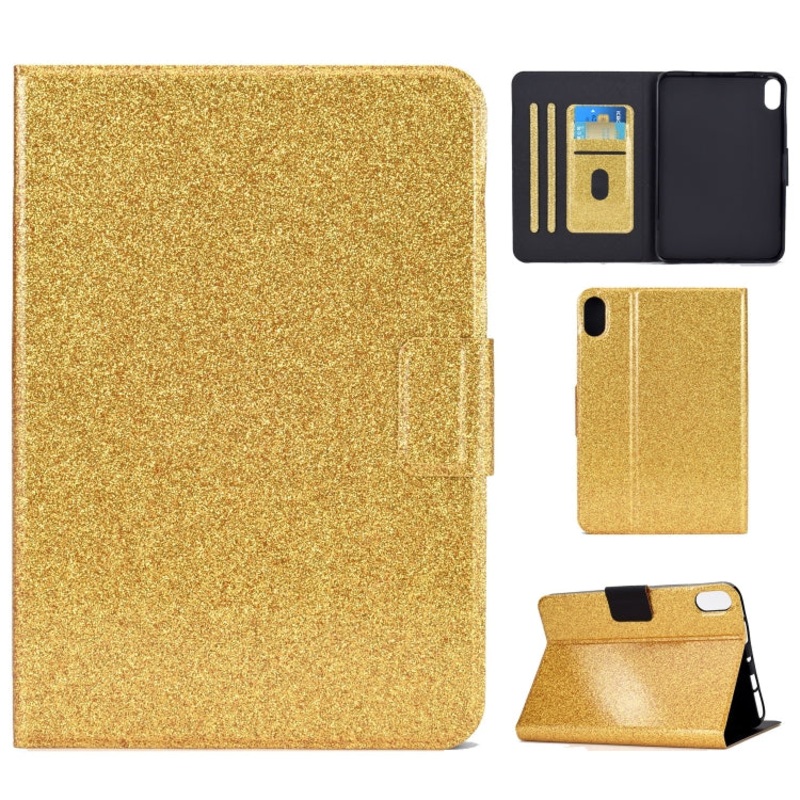 For  iPad 10th Gen 10.9 2022 Varnish Glitter Powder Smart Leather Tablet Case