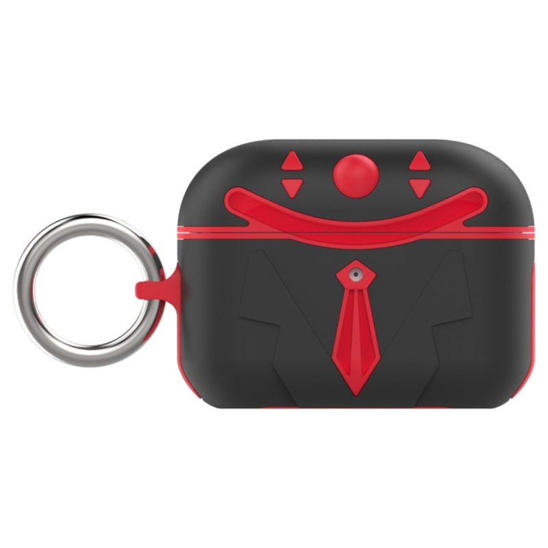 For AirPods Pro Anti-fall Joker Shape Protective Case with Carabiner