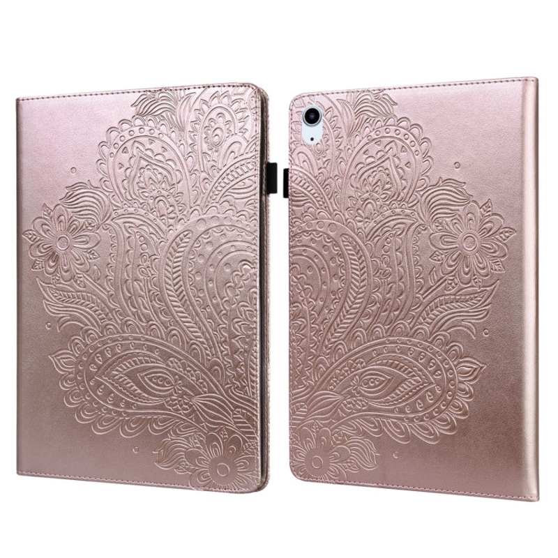 For iPad 10th Gen 10.9 2022 Peacock Embossed Pattern Leather Tablet Case