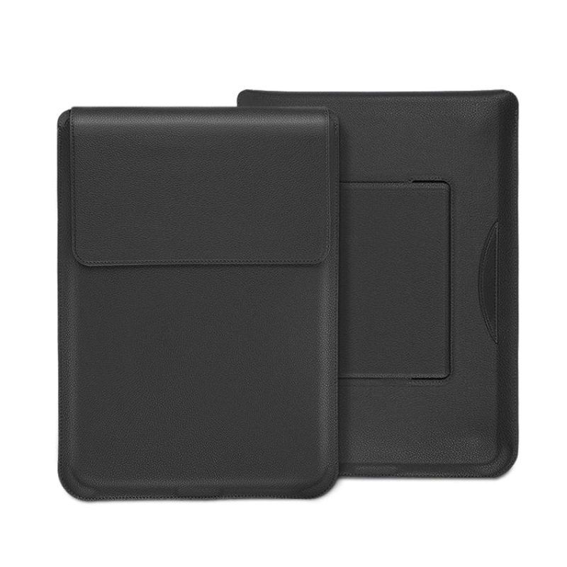 For MacBook 15 / 16 inch PU Leather 4 in 1 Laptop Bag with Functional Bracket