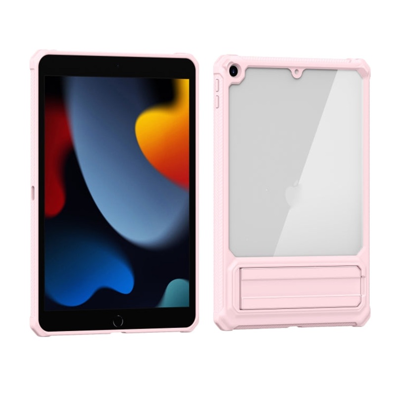 PC + TPU Tablet Case with Holder For iPad 10.2 2121 / 2020 / 2019