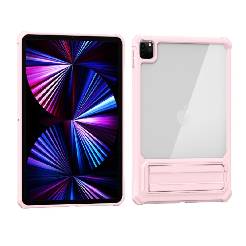 PC + TPU Tablet Case with Holder For iPad Pro 11 inch 2022/2021/2020/2018 / Air5 2022/Air4 2020