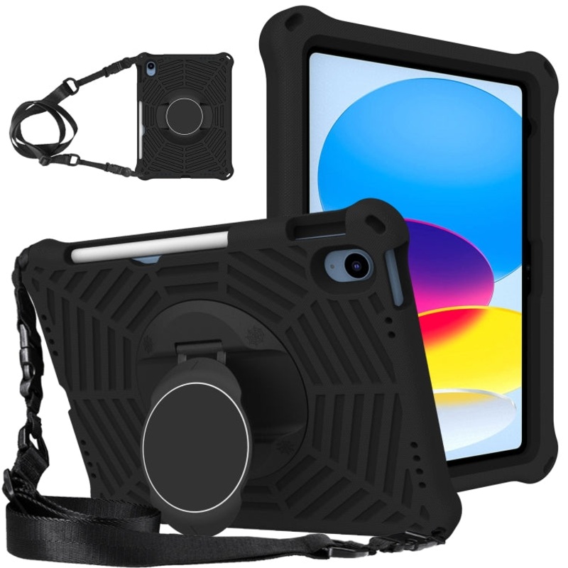 For iPad 10th Gen 10.9 2022 Spider King Silicone Protective Tablet Case