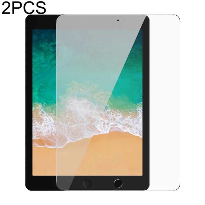 For iPad 9.7 2pcs Baseus Crystal Series 0.3mm HD Tempered Glass Screen Protector