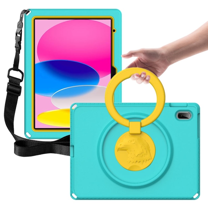 For iPad 10th Gen 10.9 2022 EVA + PC Shockproof Tablet Case with Waterproof Frame