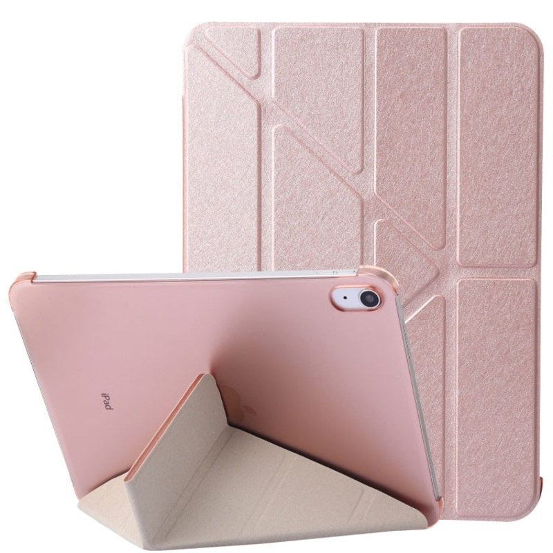 For iPad 10th Gen 10.9 2022 Silk Texture Horizontal Deformation Flip Tablet Leather Case with Holder