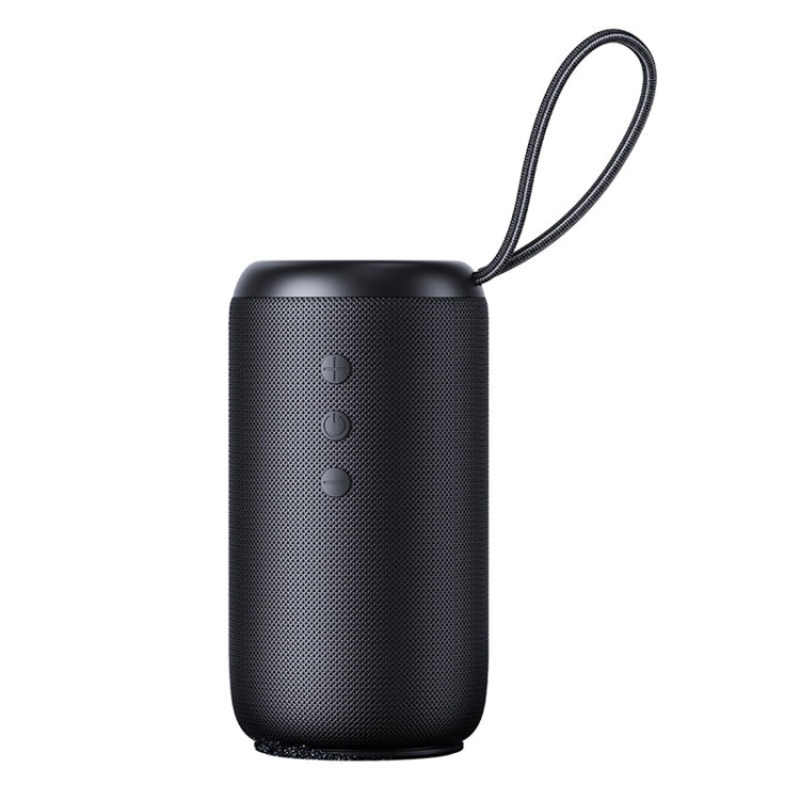 USAMS US-YC011 Lanyard Style Fabric Wireless Bluetooth Waterproof Small Speaker(Black)