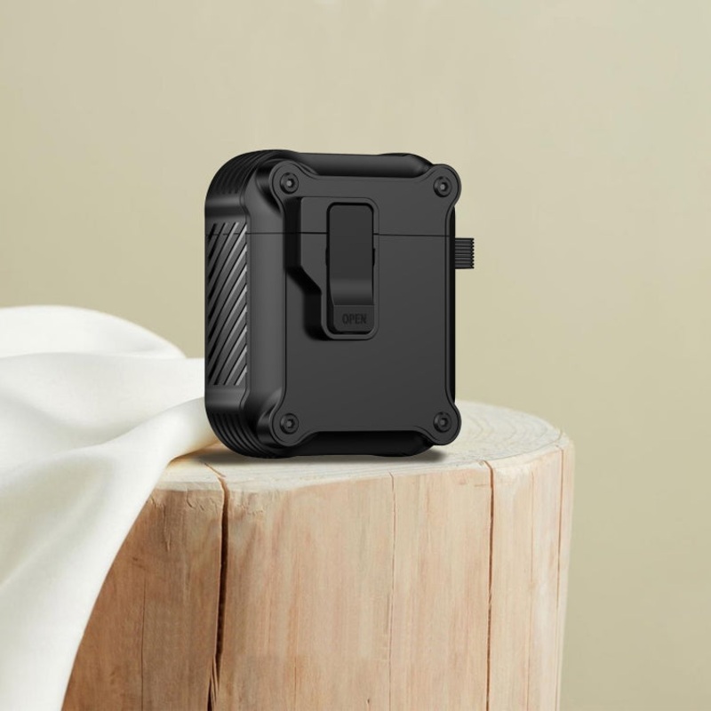 For AirPods 1 / 2 Eagle Shockproof Earphone Protective Case with Switch