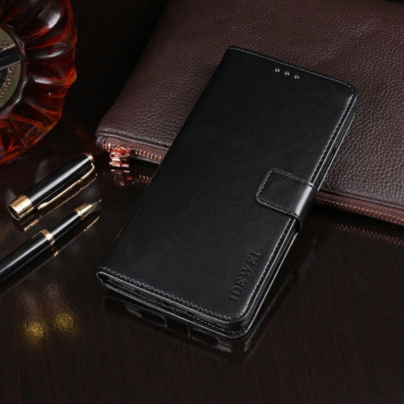 For iPhone XS Max idewei Crazy Horse Texture Horizontal Flip Leather Case with Holder & Card Slots & Wallet