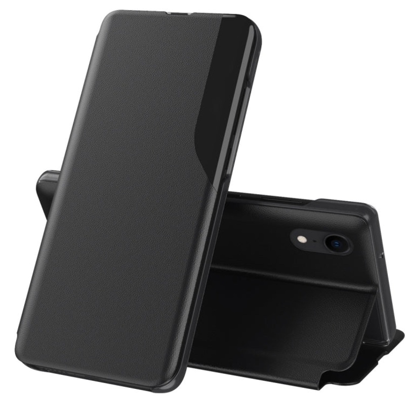 For iPhone XR Attraction Flip Holder Leather Phone Case