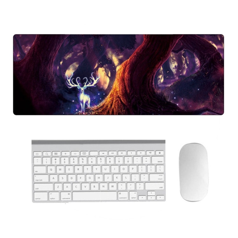 Hand-Painted Fantasy Pattern Mouse Pad, Size: 300 x 800 x 2mm Seaming