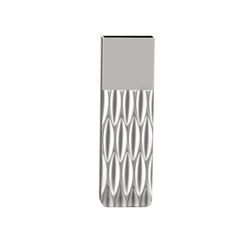 Zsbl4 USB 2.0 3D Engraving High Speed USB Flash Drives, Capacity: 4GB(White)