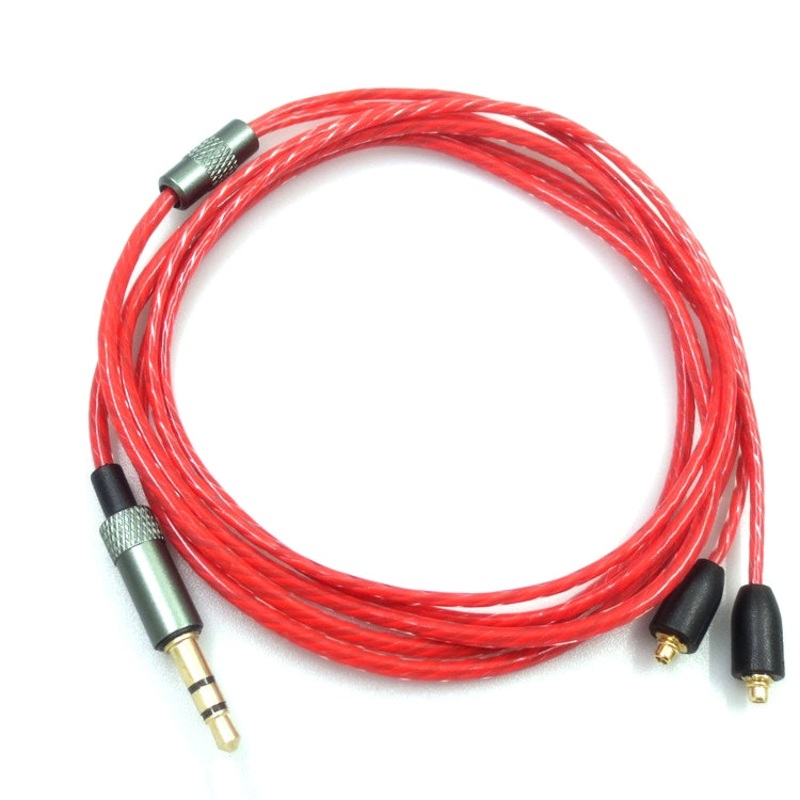 1.2m For Shure MMCX / SE215 / SE535 / SE846 / UE900 Volume Adjustment Headphone Cable