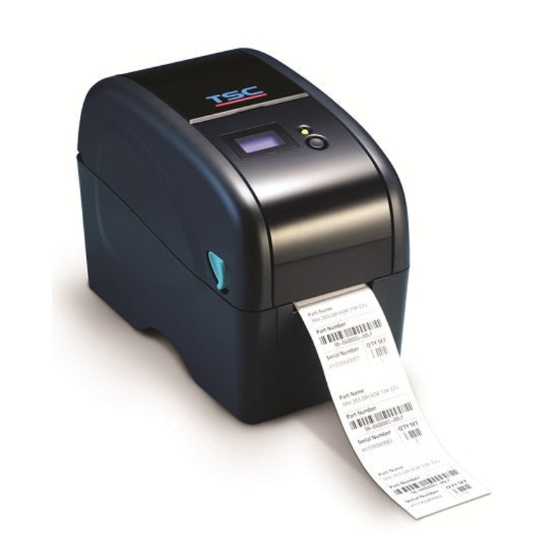 99-040A033-00LF – TSC TTP-323 Thermal Transfer Label Printer in Navy, 300 dpi, Micro RS-232, USB