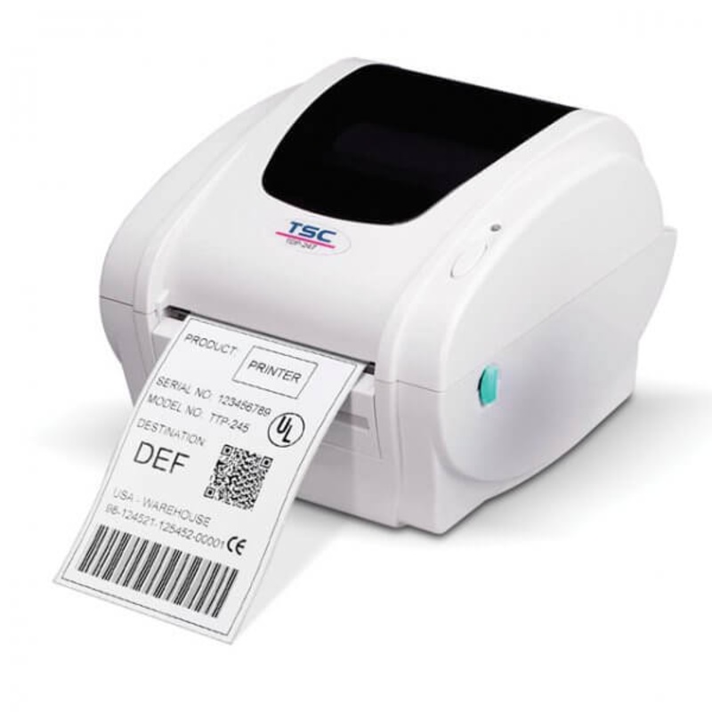 99-143A021-00LF – TSC TDP-244 Direct Thermal Label Printer, Beige, 203 dpi, USB, Serial & Parallel