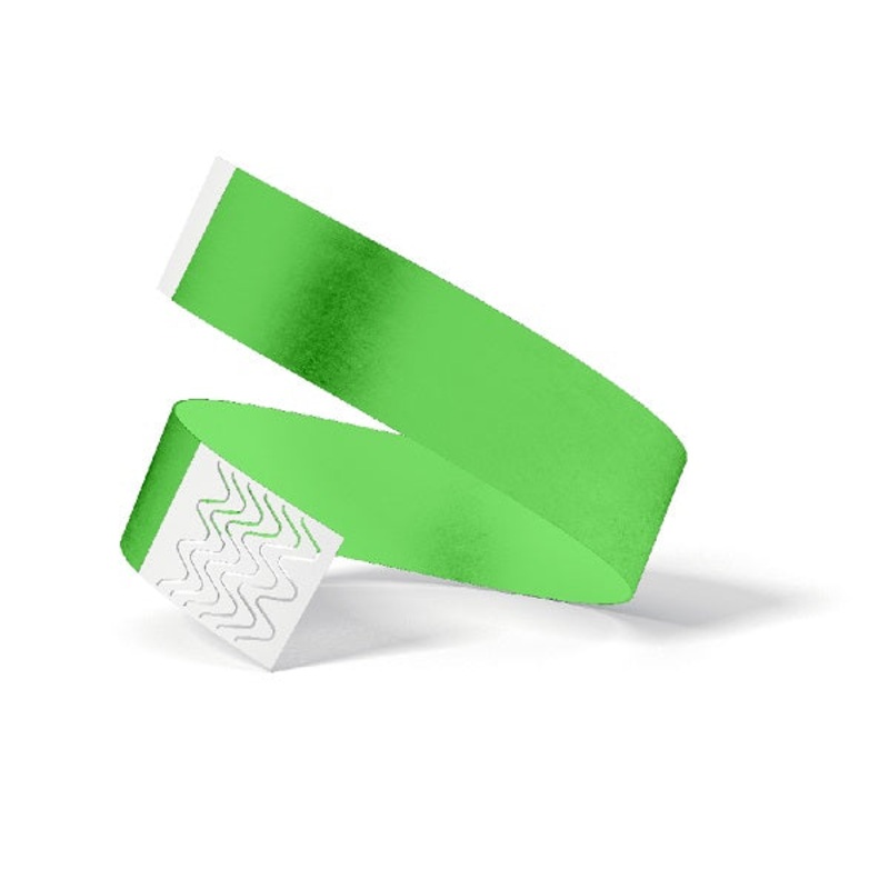 Neon Lime Wristband Tyvek 248mm x 25mm – WBT25-NL