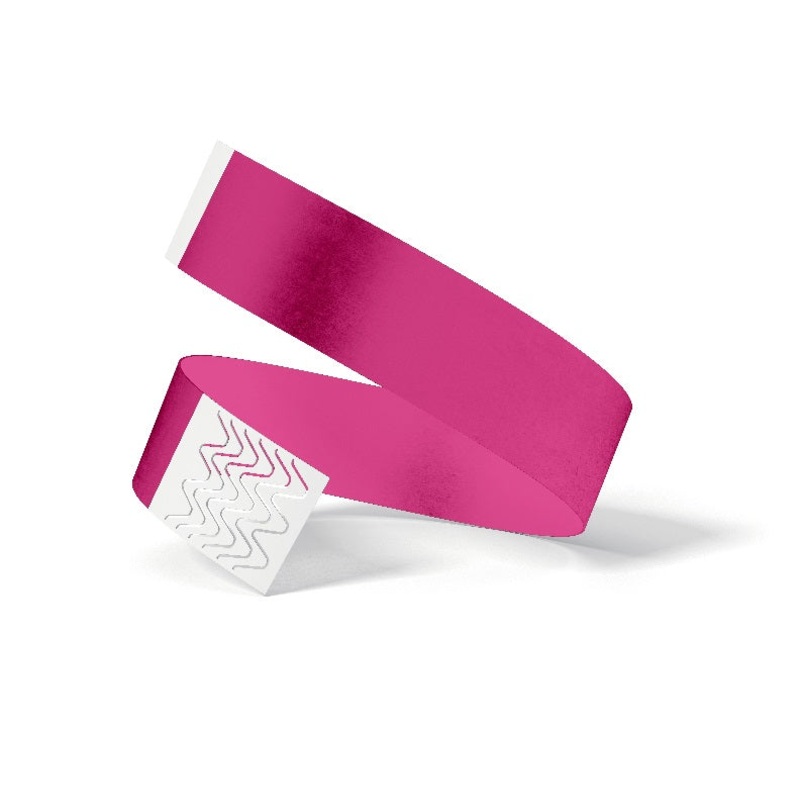 Neon Pink Wristband Tyvek 248mm x 25mm – WBT25-NP