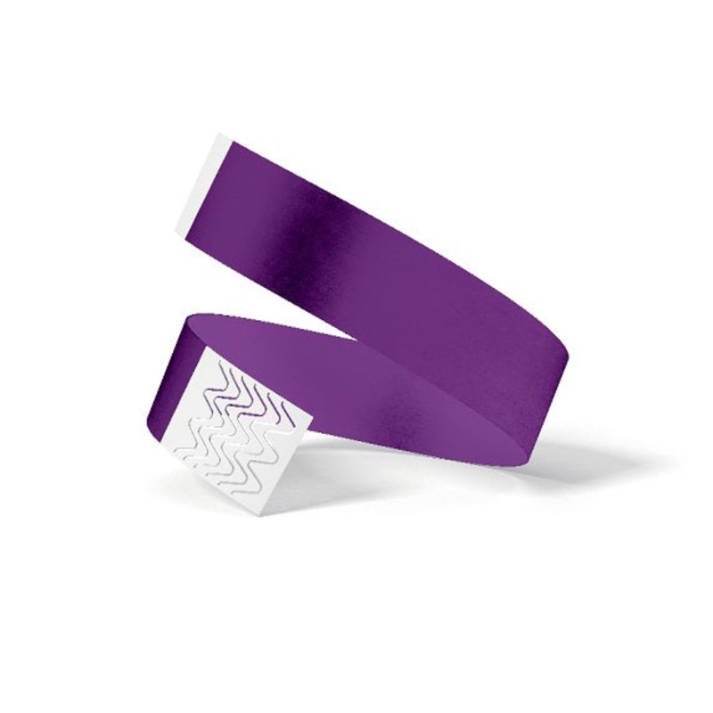 Purple Wristband Tyvek 248mm x 25mm – WBT25-PU
