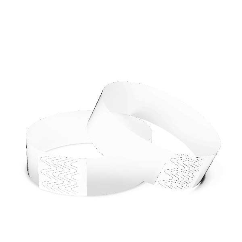 White Wristband 248mm x 25mm Tyvek WBT25-WT