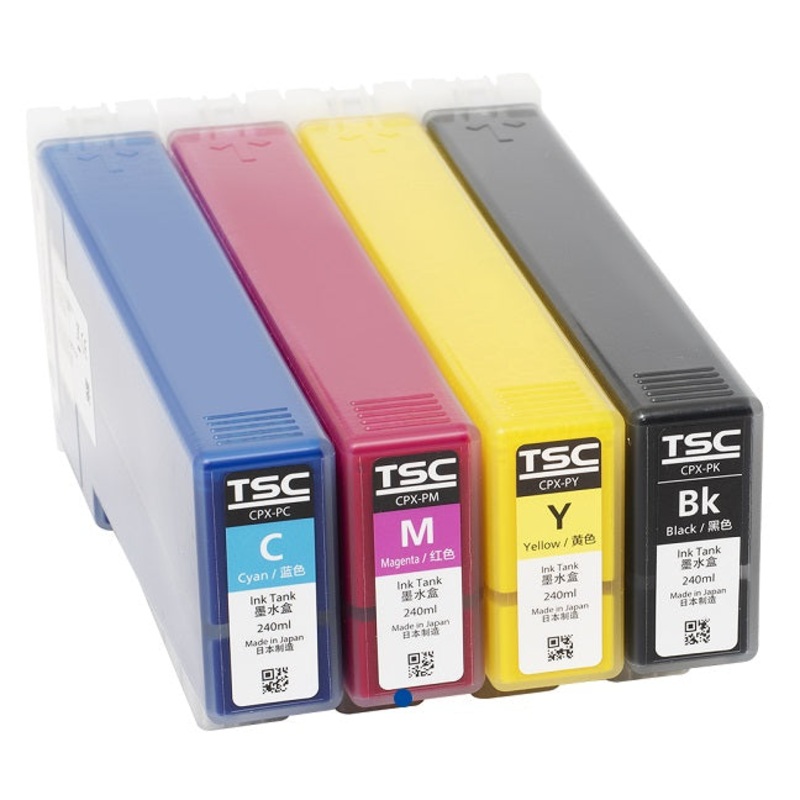 98-0790005-00LF – TSC CPX4P Pigment Ink Cartridge 240ml – Cyan