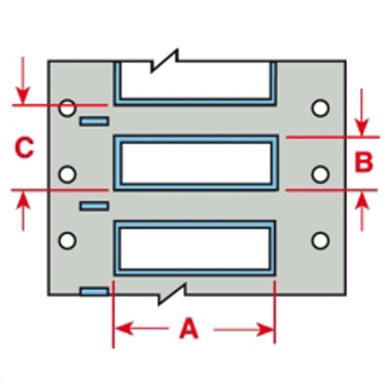 PS-500-2-WT-S-2 – Brady PermaSleeve Wire Marking Sleeves 25.40mm x 21.60mm