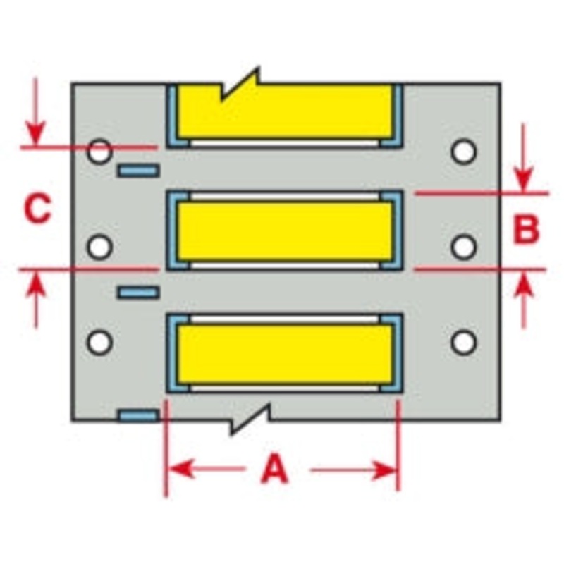 PS-094-2-YL-S – Brady PermaSleeve Wire Marking Sleeves 50.80mm x 4.60mm