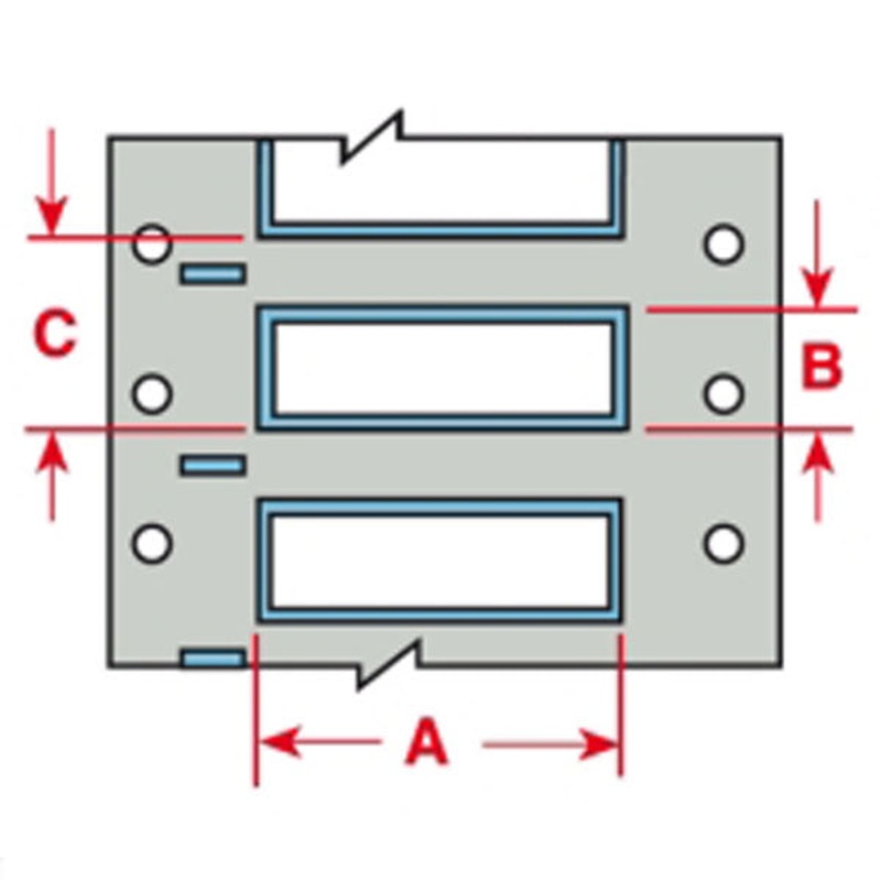 PS-125-150-WT-2 – Brady PermaSleeve Wire Marking Sleeves 19.05mm x 6.00mm