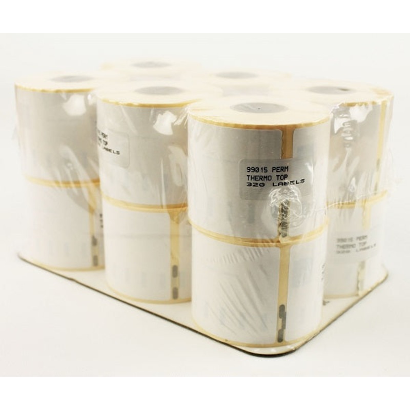 12 x Diskette Labels 70mm x 54mm Compatible with Dymo 99015
