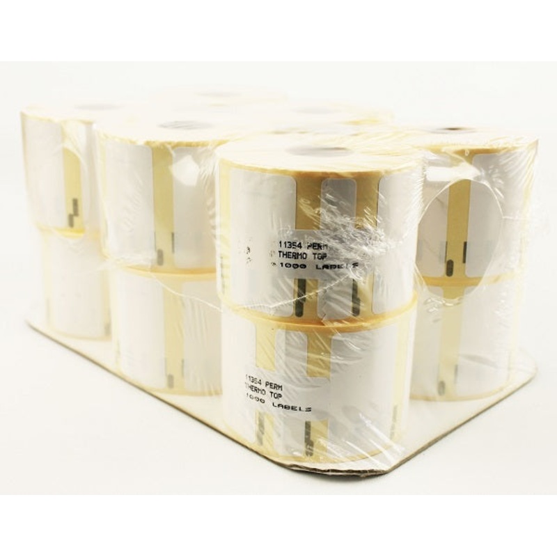 12 x Multi Purpose Labels 57mm x 32mm Compatible with Dymo 11354
