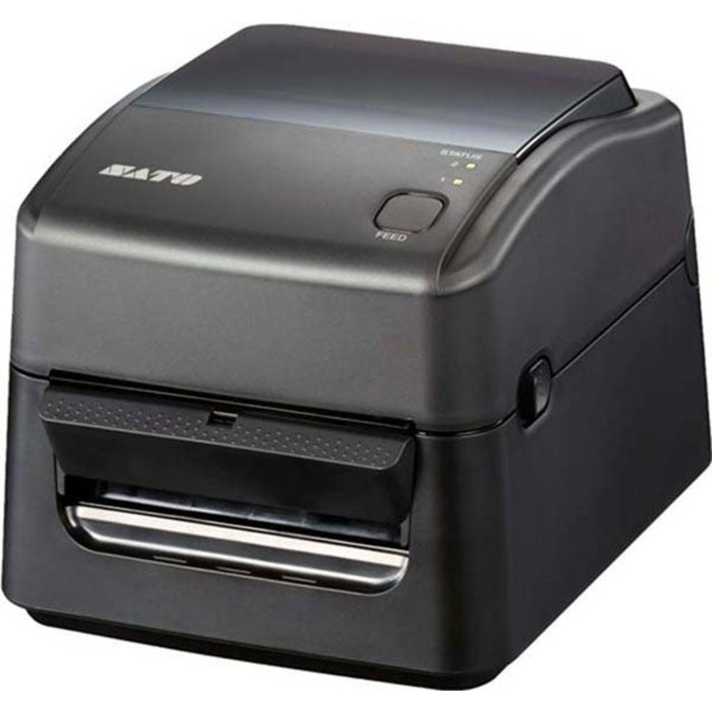 Sato WS4 Thermal Transfer Label Printer 305dpi with Dispenser, USB, LAN, RS232C – WT312-400DN-UK