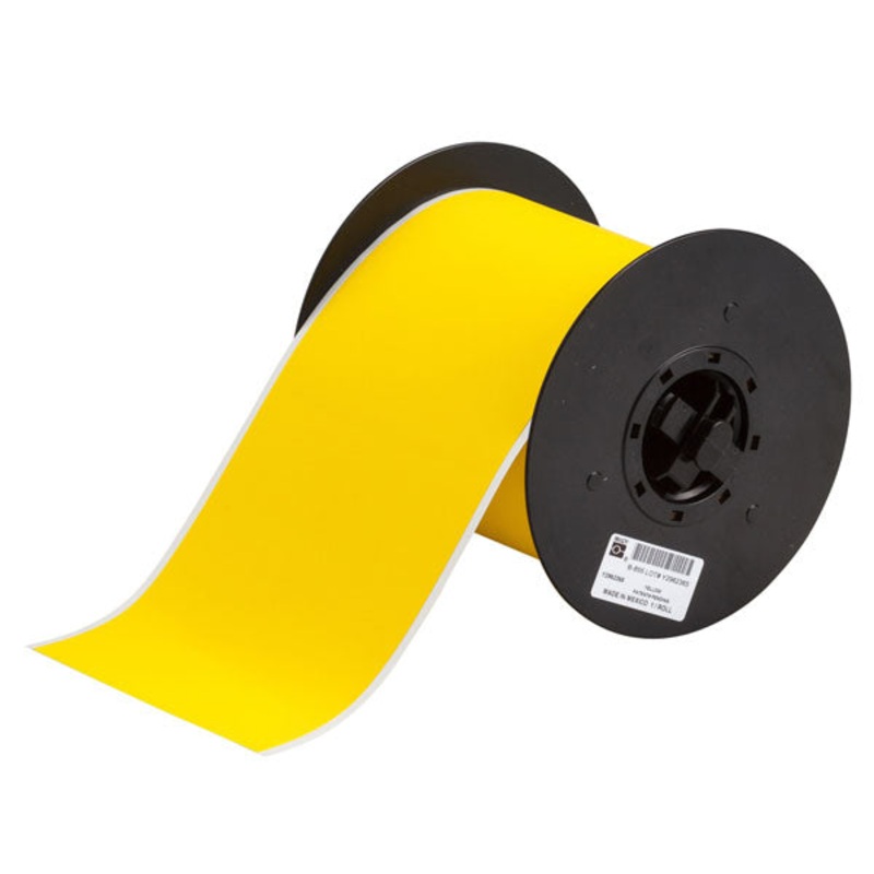 B30C-4000-855-YL – Brady BBP ToughWash Yellow Labels 101.60mm x 15.24m