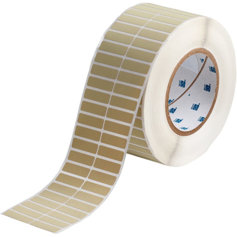 THT-29-724-10 Brady Polyimide Labels Amber 9.53mm x 31.75mm