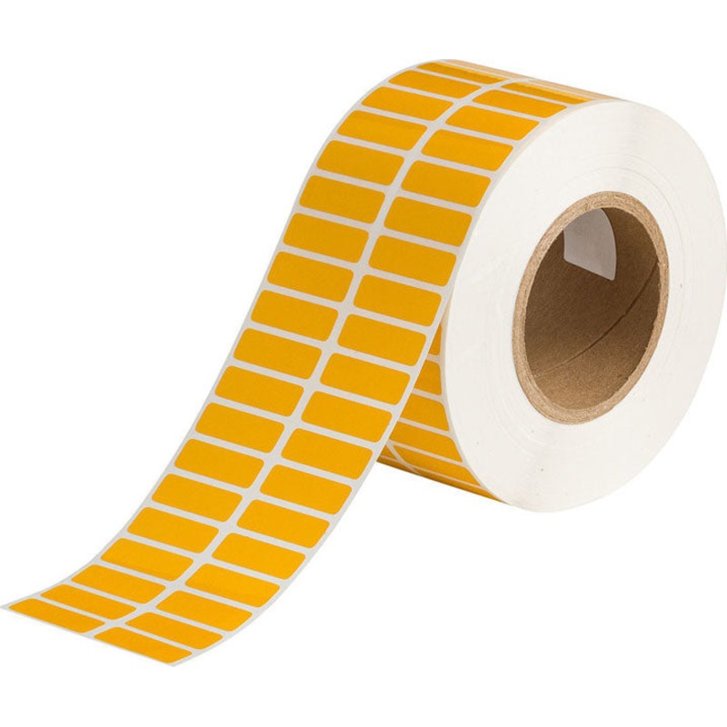 THT-37-423-10-YL Brady BradyBondz Polyester Labels Yellow 12.70mm x 38.10mm