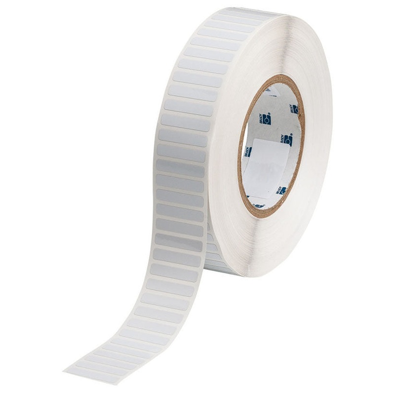 THT-43-718-10 Brady Polyimide Labels Gloss 6.35mm x 31.75mm