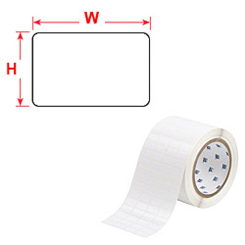 THT-59-717-10 Brady Polyimide Labels Gloss 12.70mm x 25.40mm