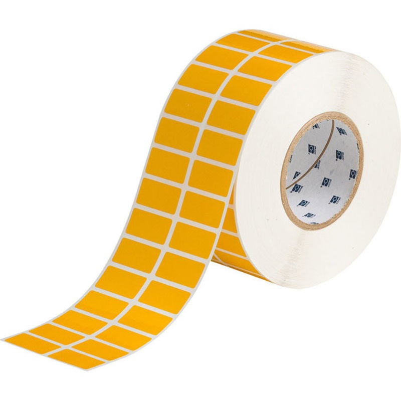 THT-6-423-10-YL Brady BradyBondz Polyester Labels Yellow 19.05mm x 38.10mm