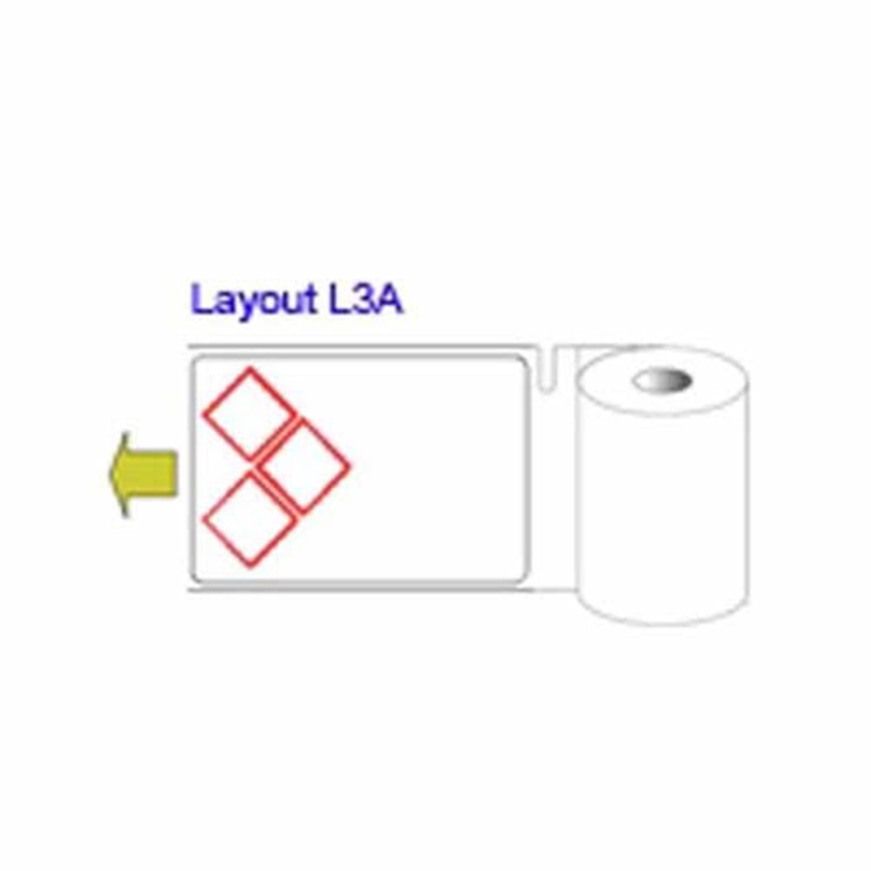 THTCLP-S-L3A-7610-0.4-SC Thermal Transfer (Small Core) CLP 55 x 85mm – L3A- Labels (400 labels per roll)