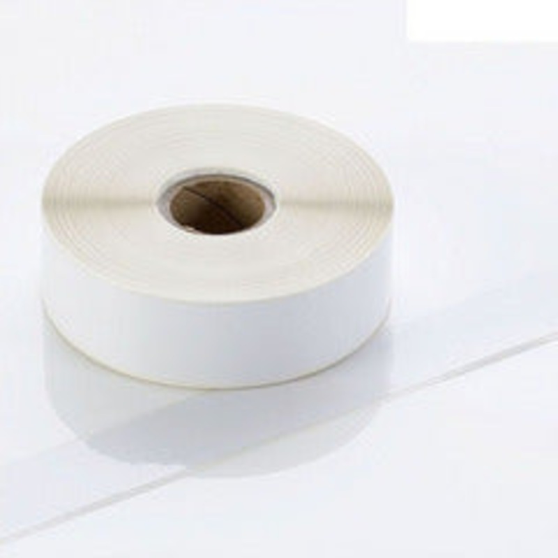 Q-VR030WT – White Continuous Vinyl Rolls – Peelable Adhesive – 30mm wide